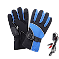 Miniatyrbillede 1 af 3: Unisex Touch Screen Handsker Vinter Elektriske Varmehandsker Vinter Skihandsker Blue