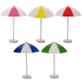 Miniatyrbilde 1 av 4: 5 stk. Mikrolandskap Paraply Mini Paraply DIY Hawaiian Party Miniatyrer