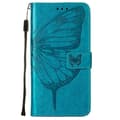 Etui til iPhone Xr 6.1\" Flip Etui Premium Lær Preget Magnetisk - BlåP2021122421