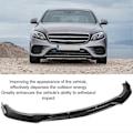 Miniatyrbillede 4 af 5: Frontkofanger Læbe Sæt Blank Sort 3 Dele Kofanger Spoiler Luft Hage Krops Splitter Sæt Erstatning for Benz EClass W213 AMG Line