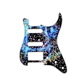 Miniatyrbild 1 av 5: 3-lagers 11 Håls Ssh Gitarrplektrumskydd Anti-Platta För St Elgitarr S