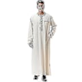 Miniatyrbild 2 av 3: Herr Mu Saudi Robe Kaftan Dubai Tunika Lång Topp Blus Thobe Kläder beige S
