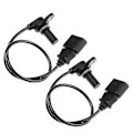 Miniatyrbillede 1 af 5: Sæt med 2 transmissions output-input køretøjshastighedssensor til Golf City Mk4 Beetle 095927321b / 01m902