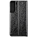 Miniatyrbilde 5 av 5: For Samsung S21 Fe Fjerde Generasjon Stativ Lærveske Black Style A Samsung Galaxy S21 FE