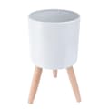 Blomsterpotte i jernkunst Blomsterpotte Potteplante Stativ Holder Display Rack Planter