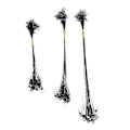 Miniatyrbillede 1 af 5: 72 stk. Anti-bid Fiske Lure Wire Trace Leader Swivel Rustfrit Stål Rullende Swivels Til Spinding