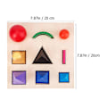 Miniatyrbild 3 av 4: 1 Set Trä Stereoskopisk Pussel Lärande Grammatik Pussel Syntax Symbol Leksak