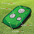 Miniatyrbild 2 av 3: Clispeed Hopfällbart Chippingnät Cornhole Spelset Golfmålnät för Inomhus Utomhus Träningsövning