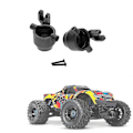 Pikkukuva 4 / 5: 2kpl Metalliset etuohjausnivelet Ohjauspalat 8937 1/10 Traxxas Maxx -kuorma-auton päivitysosille Acc