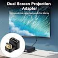 Miniatyrbillede 4 af 5: Adapter HDMI-kompatibel Han til Hun-stik 8K Ultra-klar Understøttelse UHS2.1 med Indikatorlys Adapter