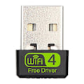 Pikkukuva 1 / 5: USB 2.0 Wi-Fi Vastaanotin Lähetin 150Mbps 2.4GHz Häiriönesto Wi-Fi Peitto Ilmainen Ajuri Langaton Signaalin Vastaanotin Mini Verkkokortti Kannettavalle Tietokoneelle D
