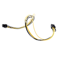 Pikkukuva 4 / 5: 12 kpl 6-nastainen PCI-e - 8-nastainen (6+2) PCI-e (uros-uros) GPU-virtajohto 50cm näytönohjaimille louhintaan S