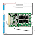 Pikkukuva 3 / 5: Litiumakku Balansoitu BMS 13s 48v 15a 20a 30a 18650 Pakkausten Lataus Pcb Pcm Sähköpyörälle/Pankki Sola
