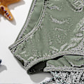 Miniatyrbilde 3 av 4: Sommer Tankini-sett for små jenter, 3 stk/sett, strand- og badeklær, 8-12 år, jenter, polstret bikini-badedraktsett green 150