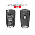 Pikkukuva 3 / 5: Keydiy B18 Kaukosäädin Auton Avain Universaali 4 Painiketta Tyyliin Kd900/-x2 Mini/ Urg200 Ohjelmalle