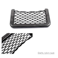 Miniatyrbillede 1 af 5: Bil Opbevaringspose Elastisk Fleksibelt Mesh Bag Bagagerum Opbevaringsorganisator Net SUV Auto Tilbehør