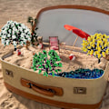 Miniatyrbillede 3 af 4: 15 stk. Modeltræer Mini Træer Realistiske Træfigurer Arkitekturtræer Til Diorama Toglandskab
