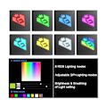 Miniatyrbild 5 av 5: Usb Kabelansluten Rgb Spel 24000 16 Knappars Programmeringsspel Optisk För Dator Pc Laptop