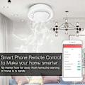 Pikkukuva 3 / 4: Tuya Smart Zigbee Palovaroitin Anturi Turvahälytysjärjestelmä Älykäs Elämä Akkuvirralla
