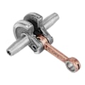 Miniatyrbild 4 av 5: 40mm/1,5 tum Motor Halvcirkel Vevaxel Böjd Axel Passar för 47cc 49cc Mini Pocket Bike