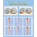 Miniatyrbillede 2 af 4: Supinationsåler til Oversupination & Fodjustering Ortopædiske Indlægssåler til Mænd og Kvinder Korrigerende Fodstøtte til Supinationslindring Grey Size 43 44