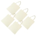 Miniatyrbild 2 av 2: 5 st Canvas Tote Bag Axelväska Canvas Shoppingväska Canvas Blank Strandväska Pouch