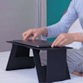 Miniatyrbillede 2 af 5: Computerbeslag Foldbart Justerbart Plastik Bærbart Laptop Stativ til Sofa