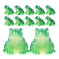 Miniatyrbillede 1 af 2: 40 stk. Små Frø Figurer Mini Have Frø Figurer Mikro Landskabsdekorationer Havepynt