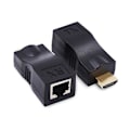Miniatyrbillede 3 af 5: DOONJIEY 4K 3D HDMI-kompatibel Extender til RJ45 over Cat-5e/6 Netværk LAN Ethernet Adapter