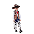 Miniatyrbild 1 av 5: 4 st Västern Cowboy Stil Kläder Vuxen Barn Kläder Klassisk Denim Jacka Väst Hög Kvalitet 110