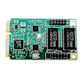Miniatyrbilde 3 av 5: Mini Pcie Til 2 Port Rj45 Nettverkskort Nettverksadapter Internett Lan Adapter Ethernet Gigabit 10/100/