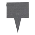 Miniatyrbilde 5 av 5: 20 Skiferstein Ostetiketter for Charcuteriebrett med 6 Kritt, 2 Oppbevaringsposer (28 Deler Sett)