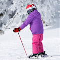Miniatyrbilde 4 av 5: Vinterhansker for barn, snø- og skihansker, ungdomshansker for kaldt vær til ski Red