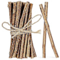 Miniatyrbillede 1 af 2: 50 stk. træpinde til hobby Natural Style Grene Craft Log Pinde Rustikke boligdekorationer