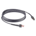 Pikkukuva 1 / 5: 1,8 m Nopea USB 2.0 A uros - RJ45 -kaapeli Symbol-viivakoodinlukijalle LS2208