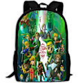 Miniatyrbild 5 av 5: Spel The Legend of Zelda Breath of The Wild Barnryggsäck Kawaii Fritid Förskola Student Skolväska Bokväska Barnpresent style 1