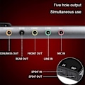 Pikkukuva 5 / 5: USB-äänikortti, tukee 5.1 ja 7.1 kanavaa, runsaasti liitäntöjä, Plug and Play, ulkoinen USB-ääniadapteri kannettaville ja pöytätietokoneille