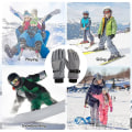 Miniatyrbillede 5 af 5: Børne Vinter Sne & Ski Handsker Koldt Vejr Ungdoms Handsker Til Ski Gray