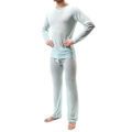 Miniatyrbild 2 av 3: Herr Mesh Genomskinlig Pyjamas Set Sexig Topp + Byxor Underkläder Erotiska Nattkläder Lake Blue M