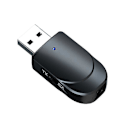 Miniatyrbillede 1 af 5: Bluetooth 5.0 Stereo Audio Transmitter Receiver USB 3.5mm AUX Adapter til TV PC