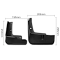 Miniatyrbillede 5 af 5: Bil Mudflaps Til Xpander 2017-2020 Stænklapper Skærm Mud Flap Guard Splash Biltilbehør
