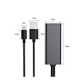 Pikkukuva 2 / 5: Tv Etet -sovitin Tv 4k -tikku Usb-c - Rj45 Lan -sovitin Usb 2.0 -kaapelilla virtaa varten