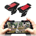 Miniatyrbilde 2 av 5: 1 Par D9 Plast Mobiltelefonholder Spillutløsere Spillkontrollere Gamepad for Hjemmebruk