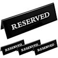 Miniatyrbild 1 av 4: 4 st Akryl Reserverad Skylt Fest Reserverad Bordskylt Reserverad Sittplats Skylt Bröllop Reserverad Skylt