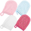 Miniatyrbilde 1 av 3: 4 stk. Ansiktsrensehansker Mikrofiber Ansiktsvaskehansker Sminkefjerner Votter Gjenbrukbare Hansker