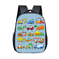 Miniatyrbild 1 av 5: Barns 12 tum Lastbil/Ambulans/Traktor Förskola Skolväska style 13