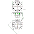 Miniatyrbillede 5 af 5: 4 10W Audio Højttaler 66mm 2.5 Tommer Bas Multimedia Højttaler DIY Lydhøjttaler med Monteringshul f
