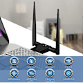 Miniatyrbild 3 av 5: 1300mbps Wifi Le Dual Usb Wifi-adapter för stationär dator, Usb 3.0 Pc Wifi-adapter för /10/8/7