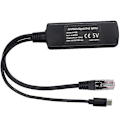 Miniatyrbild 5 av 5: 2-pack 5V Gigabit PoE Splitter, USB Typ C, 48V till 5V 2.4A Adapter, IEEE 802.3af Kompatibel