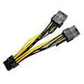 Pikkukuva 2 / 5: 4x 8-nastainen - 8-nastainen (6+2) kaapeli GPU-kaapeli K80 M40 M60 P40 P100